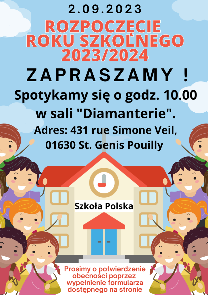 Rozpoczęcie roku szkolnego 2023/2024