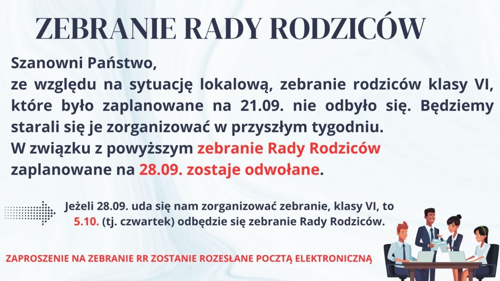 Zebranie Rady Rodziców