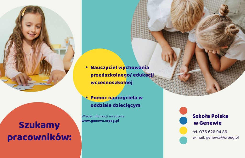 Szukamy pracowników do oddziału dziecięcego