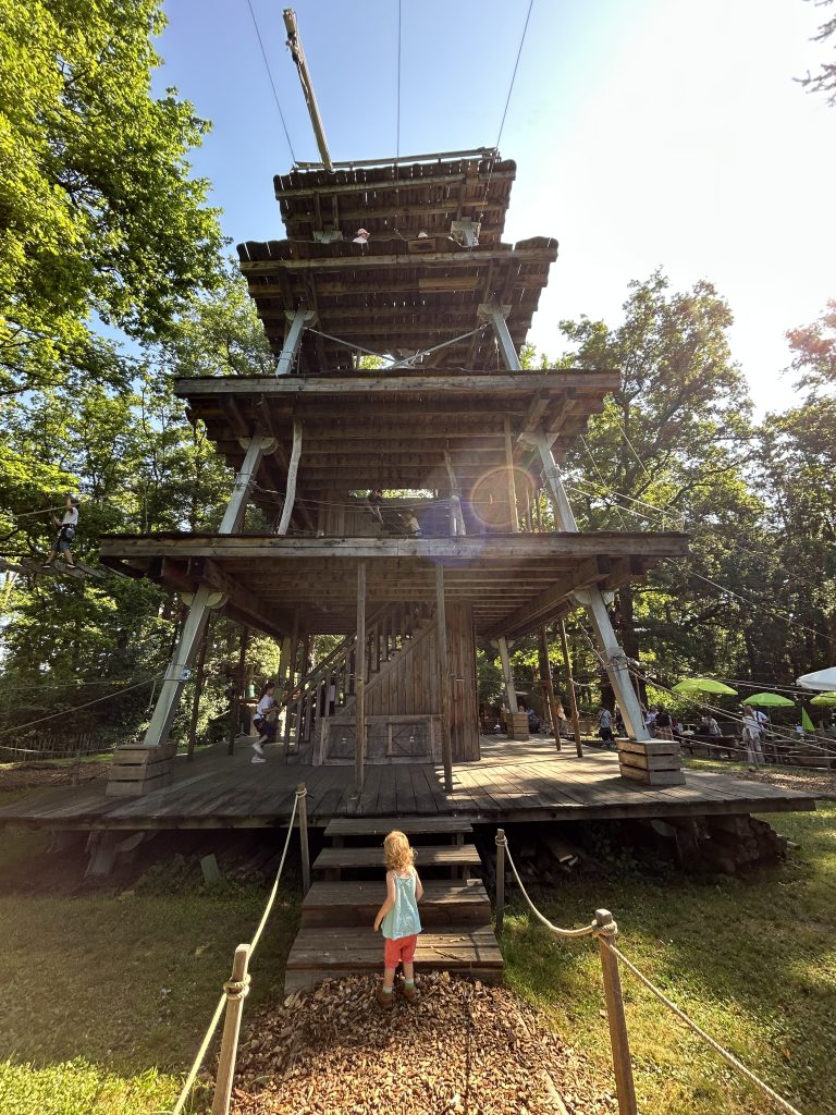 Wyjście do parku linowego