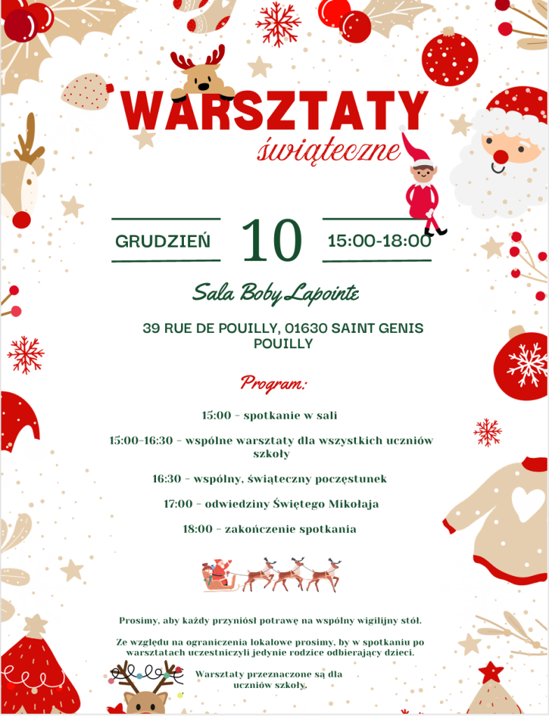 Warsztaty świąteczne