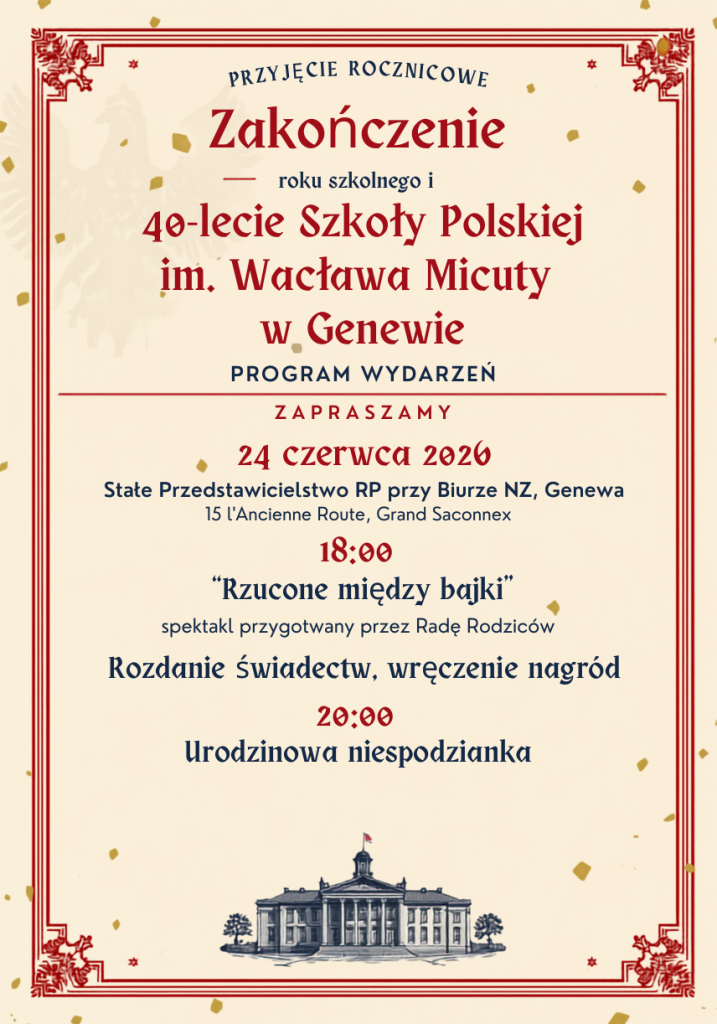 Zakończenie Roku Szkolnego i Jubileusz 40-lecia naszej szkoły
